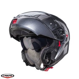 Casca Caberg Levo X - Flip-up, gri mat, Pinlock și ochelari soare incluși, ECE 22.06