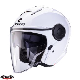 Casca Caberg Soho SV - Open face, alb lucios, Ochelari soare incluși, ECE 22.06