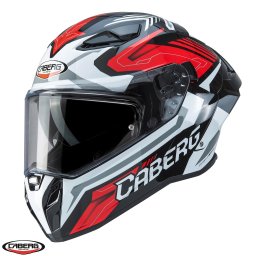 Casca Caberg Drift Evo II SV Jarama - Integrală, negru/alb/rosu lucios, Pinlock și ochelari soare incluși, ECE 22.06
