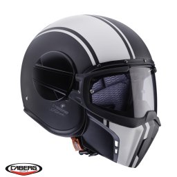 Casca Caberg Ghost Legend - Adventure, negru/alb mat