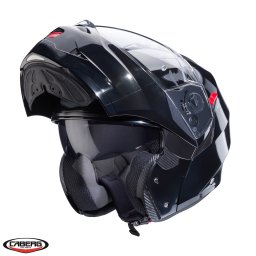 Casca Caberg Duke X SV - Flip-up, negru lucios, ECE 22.06