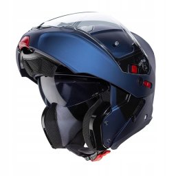 Casca Caberg Horus X - Flip-up, albastru mat, Pinlock și ochelari soare incluși, ECE 22.06