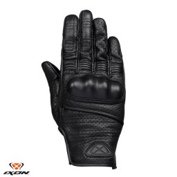 Manusi moto piele Ixon Sixty Six - barbati, vara, heritage, negru