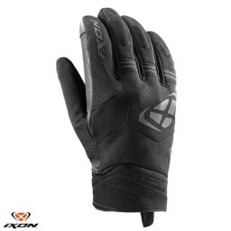 Manusi moto piele Ixon MIG 2 WP LS - dama, vara, impermeabile, sport, degete tactile, negru