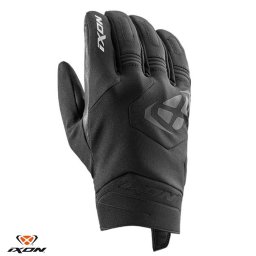 Manusi moto piele Ixon MIG 2 WP MS - barbati, all season, impermeabile, sport, degete tactile, negru/alb