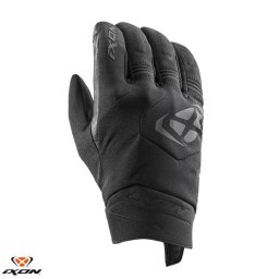 Manusi moto piele Ixon MIG 2 WP MS - barbati, all season, impermeabile, sport, degete tactile, negru