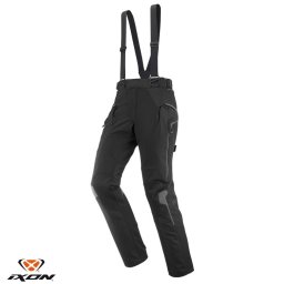 Pantaloni moto Ixon Odin - barbati, vara, impermeabili, touring/adventure, negru