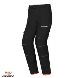 Pantaloni moto Ixon M-SKD MS - barbati, all season, impermeabili, touring/adventure, negru/rosu