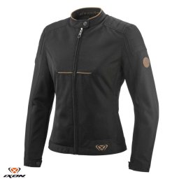 Geaca moto Ixon Cornet WP LS - dama, vara, impermeabila, urban/heritage, negru/maro