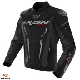 Geaca moto Ixon Cortex - barbati, all season, impermeabila, sport, negru/gri
