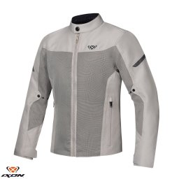 Geaca moto Ixon Fresh MS - barbati, vara, roadster/racing, gri