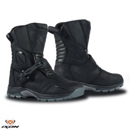 Ghete moto Ixon Klay WP MS - barbati, all season, impermeabile, touring/adventure, negru