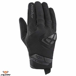 Manusi moto Ixon MIG 2 Air Flow MS - barbati, vara, roadster, degete tactile, negru