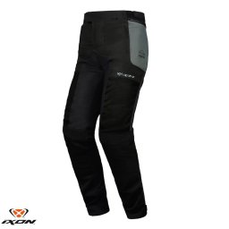 Pantaloni moto Ixon M-Njord MS - barbati, vara, impermeabili, touring/adventure, verde/negru/galben
