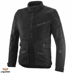 Geaca moto Ixon M-Njord MS - barbati, vara, impermeabila, touring/adventure, negru