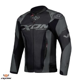 Geaca moto piele Ixon Vortex 3 MS - barbati, vara, racing, negru