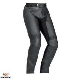 Pantaloni moto piele Ixon Hawk Pant MS - barbati, vara, roadster, negru