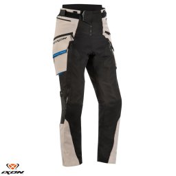 Pantaloni moto Ixon Ragnar - barbati, all season, impermeabili, touring/adventure, negru/antracit/gri