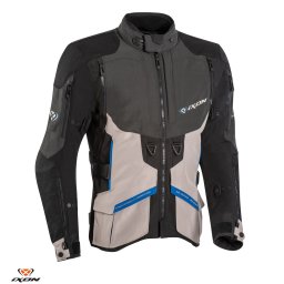 Geaca moto Ixon Ragnar - barbati, all season, impermeabila, touring/adventure, negru/antracit/gri