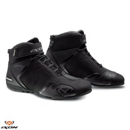 Ghete moto Ixon Gambler WP MS - barbati, all season, impermeabile, roadster, negru