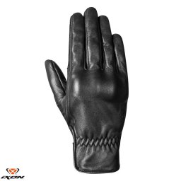 Manusi moto piele Ixon RS Nizo LS - dama, vara, urban/heritage, degete tactile, negru