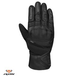 Manusi moto piele Ixon Pro Hawker - barbati, iarna, impermeabile, roadster, degete tactile, negru