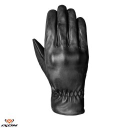 Manusi moto piele Ixon RS Nizo MS - barbati, vara, urban/heritage, degete tactile, negru