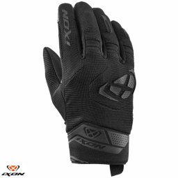 Manusi moto piele Ixon MIG 2 LS - dama, vara, roadster, degete tactile, negru