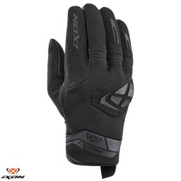Manusi moto piele Ixon MIG 2 MS - barbati, vara, street, degete tactile, negru