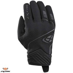 Manusi moto Ixon Hurricane 2 MS - barbati, vara, degete tactile, negru