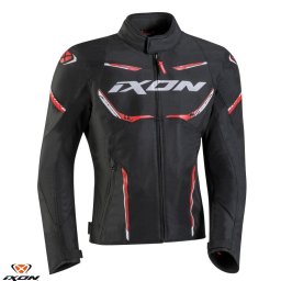 Geaca moto Ixon Striker AIR WP MS - barbati, vara, impermeabila, roadster/racing, negru/rosu/alb