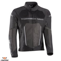 Geaca moto Ixon T-Rex MS - barbati, vara, impermeabila, roadster/racing, negru/alb/gri