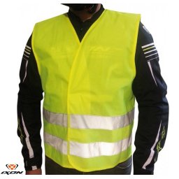 Geaca moto Ixon Gilet Safer Mix - unisex, galben fluor