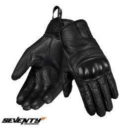 Manusi moto piele Seventy Degrees SD-C20 Rebel - barbati, vara, urban/classic, negru