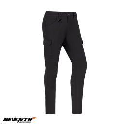 Pantaloni moto Seventy Degrees SD-PC26 Teide Cargo - dama, vara, urban, negru
