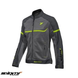 Geaca moto Seventy Degrees SD-JR30.2 Mojave - dama, vara, sport, gri/galben fluor
