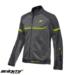 Geaca moto Seventy Degrees SD-JR30.1 Mojave - barbati, vara, racing, gri/galben fluor