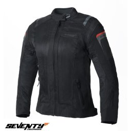 Geaca moto Seventy Degrees SD-JT58 - dama, vara, impermeabila, touring, negru