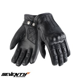 Manusi moto piele Seventy Degrees SD-C33 - dama, iarna, urban, negru