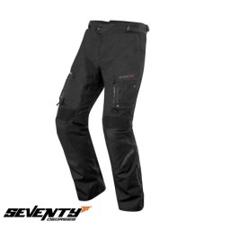 Pantaloni moto Seventy Degrees SD-PT1S - unisex, all season, impermeabili, touring, negru