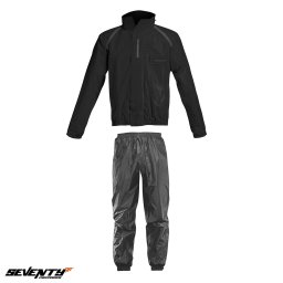 Costum moto Seventy SD-S1 ploaie negru