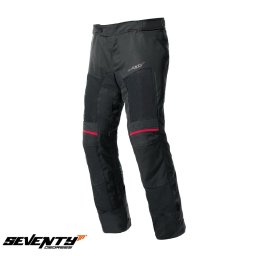 Pantaloni moto Seventy Degrees SD-PT22 - barbati, vara, impermeabili, touring, negru