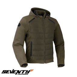 Geaca moto Seventy Degrees SD-JC77 - barbati, all season, impermeabila, urban/touring, verde