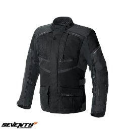Geaca moto Seventy Degrees SD-JT81 - barbati, all season, impermeabila, urban/touring, negru