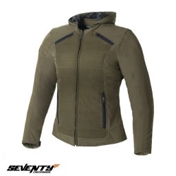 Geaca moto Seventy Degrees SD-JC75 - dama, all season, impermeabila, urban/touring, verde
