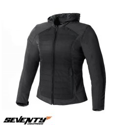 Geaca moto Seventy Degrees SD-JC75 - dama, all season, impermeabila, urban/touring, negru