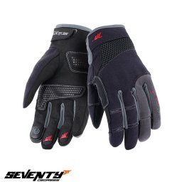 Manusi moto Seventy Degrees SD-C50 - dama, vara, urban, negru/gri