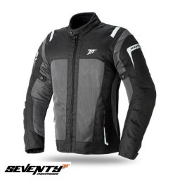 Geaca moto Seventy Degrees SD-JT44 - barbati, vara, impermeabila, touring, negru/gri