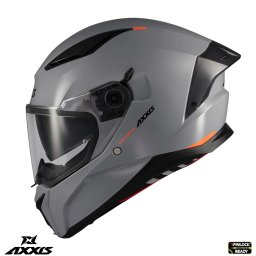 Casca Axxis Panther SV - Integrală, gri lucios, Ochelari soare incluși, ECE 22.06