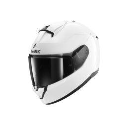 Casca SHARK RIDILL 2 BLANK - Integrală, lucios/alb, Ochelari soare incluși